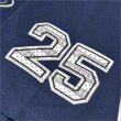 画像6: 【送料無料】KustomStyle カスタムスタイル FUCKIN' SCRIPT- FOOTBALL JERSEY NAVY (6)