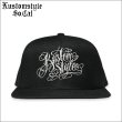 画像1: KustomStyle カスタムスタイル NORM LOGO スナップバックCAP BLACK (1)