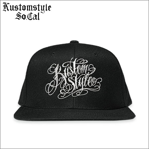 画像1: KustomStyle カスタムスタイル NORM LOGO スナップバックCAP BLACK (1)