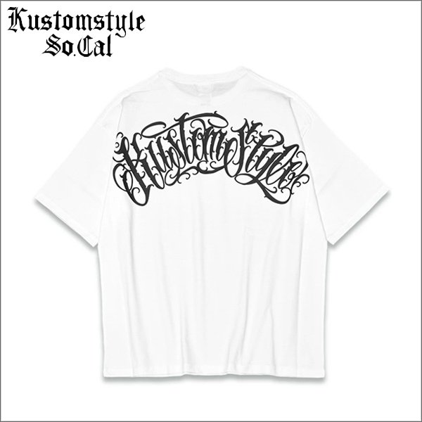 画像1: KustomStyle カスタムスタイル HAVOC BIG Tシャツ WHITE (1)