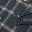 画像5: 【送料無料】KustomStyle カスタムスタイル HAVOC L/Sチェックシャツ BLACK (5)