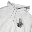 画像5: 【送料無料】KustomStyle カスタムスタイル SKULL ROSE PRAYING HANDS プルオーバーパーカー ASH (5)