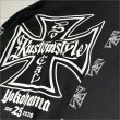 画像4: 【送料無料】KustomStyle カスタムスタイル IRON CROSS 25th クルーネックスウェット BLACK (4)