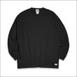 画像2: 【送料無料】KustomStyle カスタムスタイル BARONESS ヘヴィーウェイトBIG L/S Tシャツ BLACK (2)