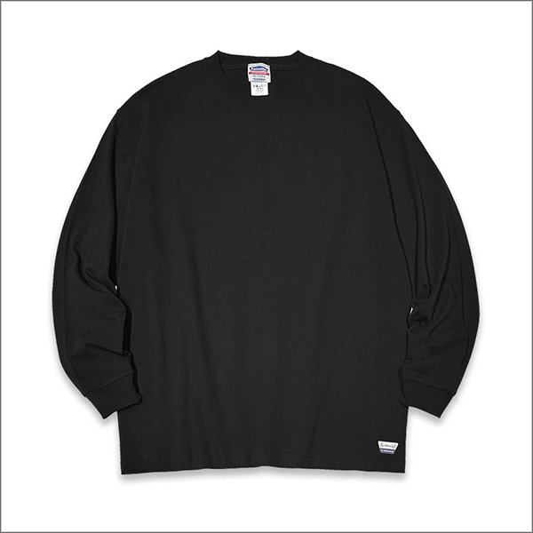 画像2: 【送料無料】KustomStyle カスタムスタイル BARONESS ヘヴィーウェイトBIG L/S Tシャツ BLACK (2)