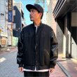 画像3: 【送料無料】KustomStyle x US VERSUS THEM BROTHERHOOD MELTON VARSITY JKT BLACK/BLACK (3)