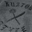 画像4: 【送料無料】KustomStyle x US VERSUS THEM BROTHERHOOD MELTON VARSITY JKT CHARCOAL (4)