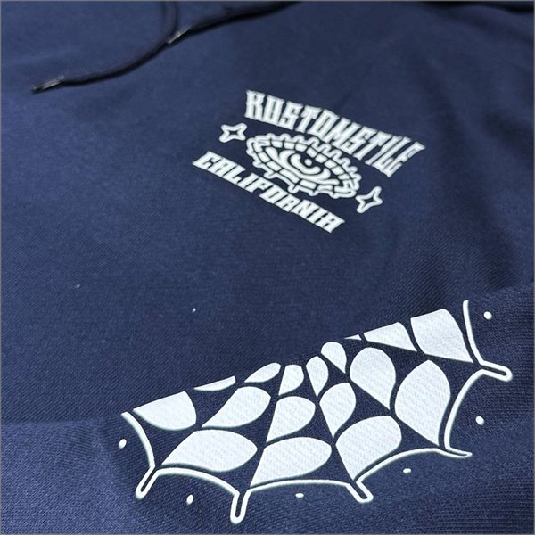 画像5: 【送料無料】KustomStyle カスタムスタイル HOURGLASS プルオーバーパーカー NAVY (5)