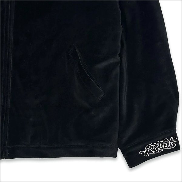 画像7: 【送料無料】KustomStyle カスタムスタイル RESPECT&TRUST HW JACKET BLACK VELOUR (7)