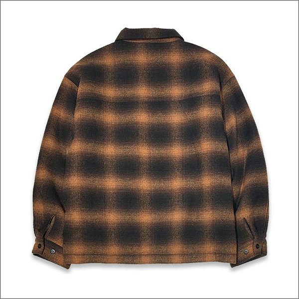 画像2: 【送料無料】KustomStyle カスタムスタイル RESPECT&TRUST HW JACKET BROWN CHECK (2)