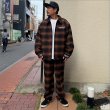 画像2: 【送料無料】KustomStyle カスタムスタイル RESPECT&TRUST CHECK WOOL パンツ BROWN (2)