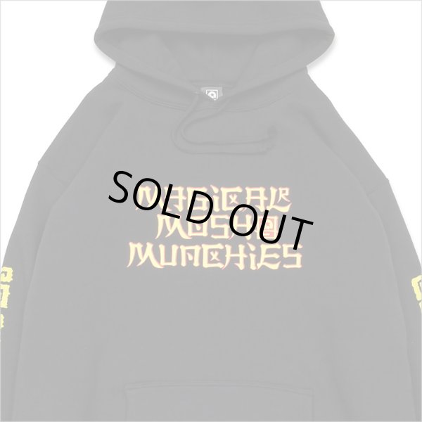 画像4: 【20％OFF】【送料無料】MxMxM マジカルモッシュミスフィッツ 中華マンチーズ P/Oパーカー BLACK (4)
