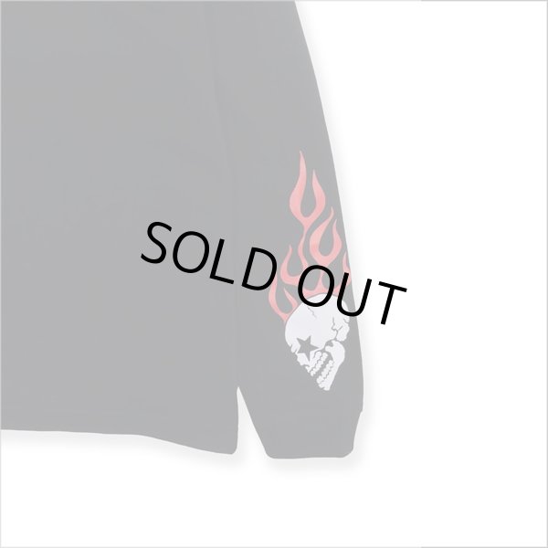 画像4: MxMxM マジカルモッシュミスフィッツ MxMxM FIRE L/S Tシャツ BLACK (4)