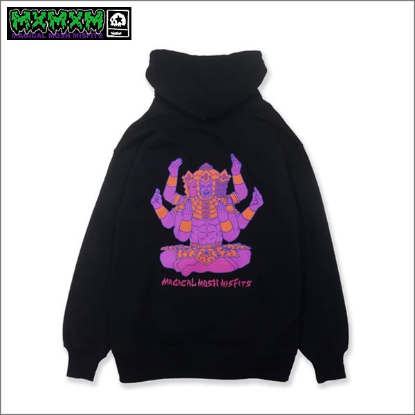 画像1: 【送料無料】MxMxM x キン肉マン マジカル モッシュ アシュラマン P/Oパーカー 取扱店限定カラー (1)