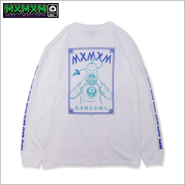 画像1: MxMxM x キン肉マン ラーメンマンチーズ L/S Tシャツ 取扱店限定カラー (1)