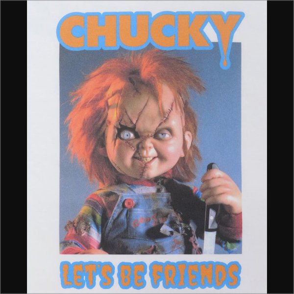 画像4: MxMxM x CHUCKY LET'S BE FRIENDS L/S Tシャツ WHITE (4)