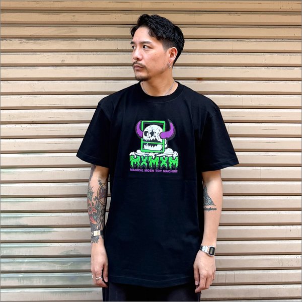 画像3: MxMxM x TOY MACHINE マジカルモッシュミスフィッツ MMM MONSTER Tシャツ BLACK (3)