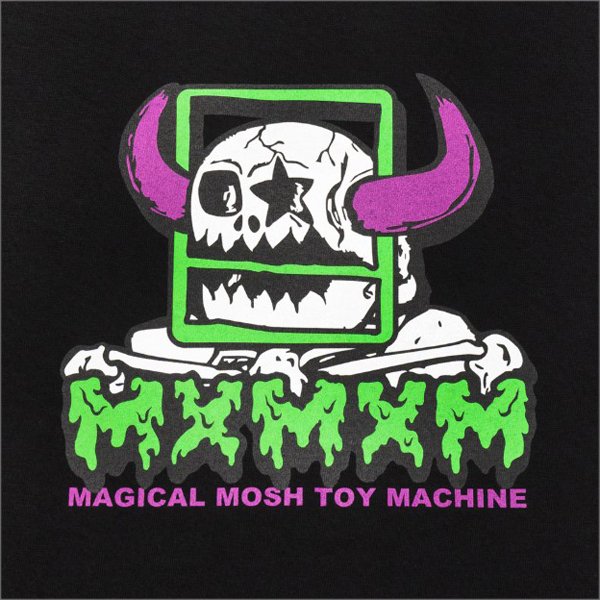 画像4: MxMxM x TOY MACHINE マジカルモッシュミスフィッツ MMM MONSTER Tシャツ BLACK (4)