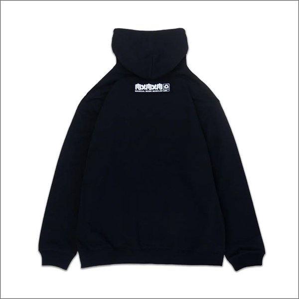 画像2: 【送料無料】MxMxM x キン肉マン THE JUSTICE P/Oパーカー BLACK (2)