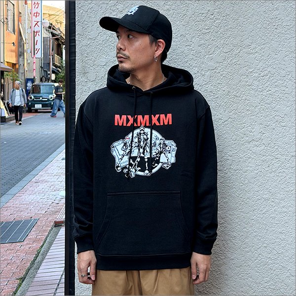 画像3: 【送料無料】MxMxM x キン肉マン THE JUSTICE P/Oパーカー BLACK (3)