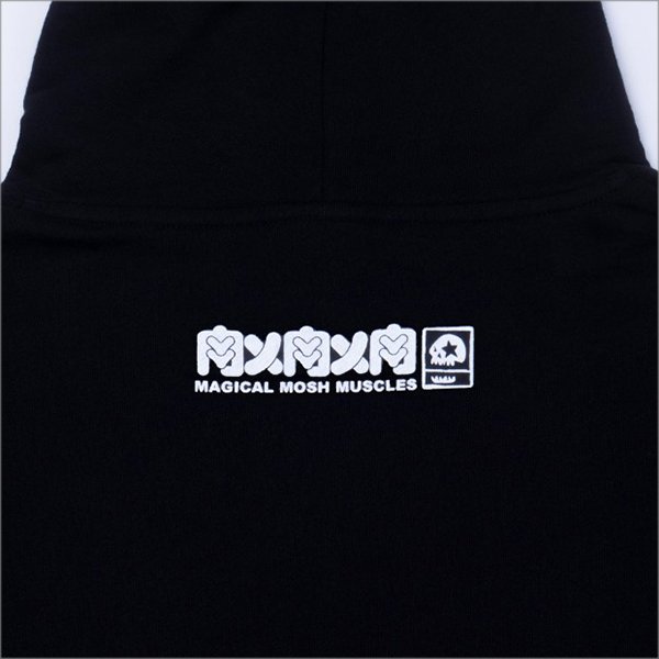 画像5: 【送料無料】MxMxM x キン肉マン THE JUSTICE P/Oパーカー BLACK (5)