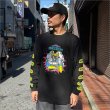 画像2: MxMxM x 僕のヒーローアカデミア ALL MIGHT L/S Tシャツ BLACK (2)