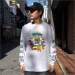 画像2: MxMxM x 僕のヒーローアカデミア ALL MIGHT L/S Tシャツ ASH (2)