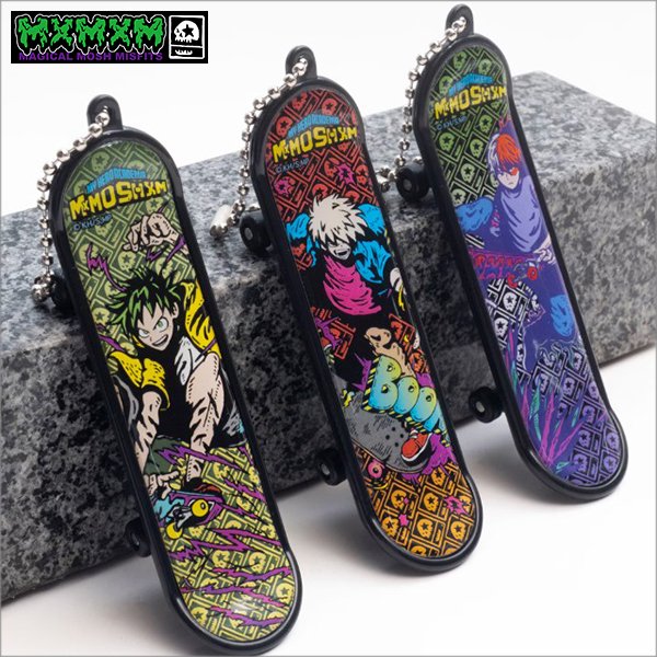 画像1: MxMxM x 僕のヒーローアカデミア ミニスケボー キーホルダー ３種 (1)