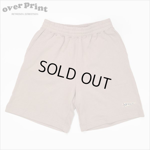 画像1: 【70％OFF】over print オーバープリント back pile ショーツ GRAY SAND (1)