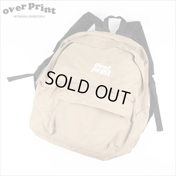 画像1: 【70％OFF】over print オーバープリント PACKING バックパック BEIGE (1)