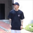 画像2: over print オーバープリント Velbed emblem Tシャツ BLACK (2)