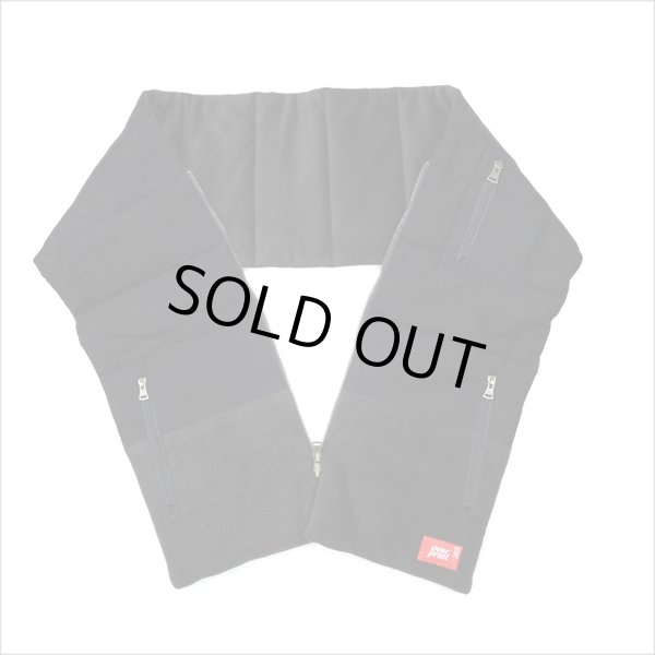 画像5: 【70％OFF】over print オーバープリント thick マフラー BLACK (5)