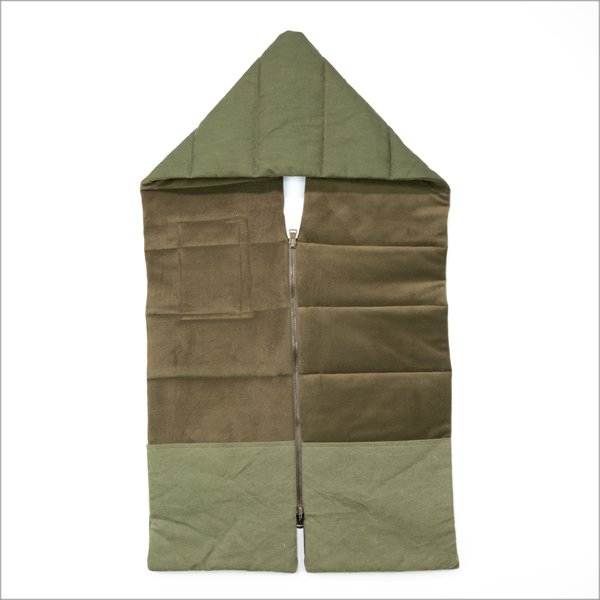 画像4: 【70％OFF】over print オーバープリント thick マフラー OLIVE  (4)