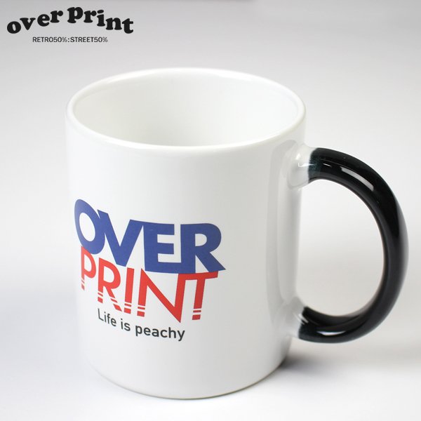 画像1: over print オーバープリント マグカップ (1)