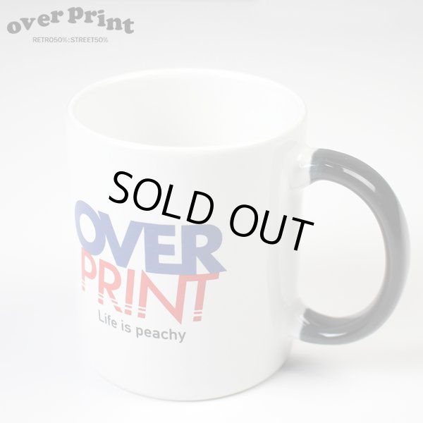 画像1: 【70％OFF】over print オーバープリント マグカップ (1)