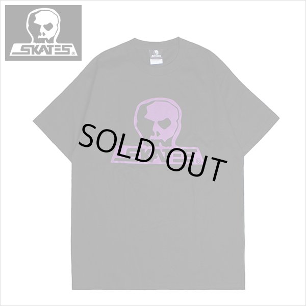 画像1: 【送料無料】SKULL SKATES スカルスケーツ Tシャツ BLACKxPURPLE (1)