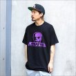 画像2: 【送料無料】SKULL SKATES スカルスケーツ Tシャツ BLACKxPURPLE (2)