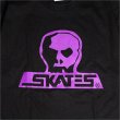 画像3: 【送料無料】SKULL SKATES スカルスケーツ Tシャツ BLACKxPURPLE (3)