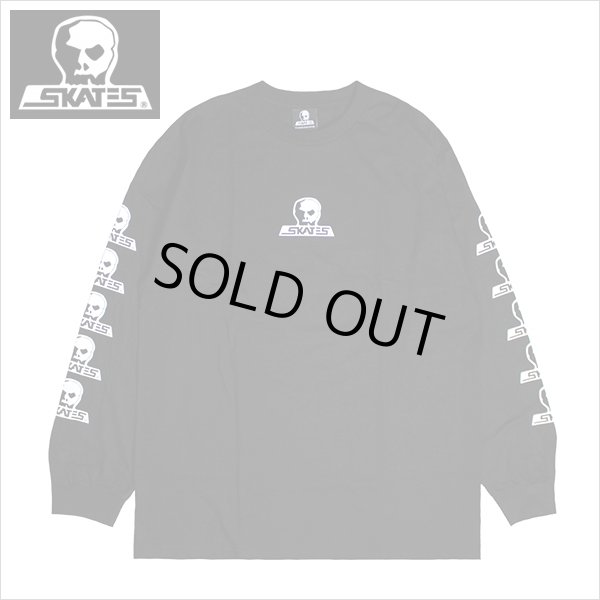 画像1: 【送料無料】SKULL SKATES スカルスケーツ Logo L/S Tee BLACK/WHITE (1)