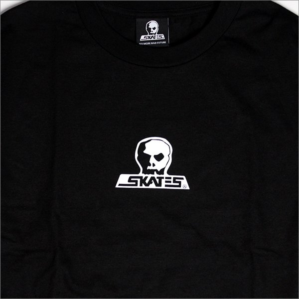 画像4: 【送料無料】SKULL SKATES スカルスケーツ Logo L/S Tee BLACK/WHITE (4)