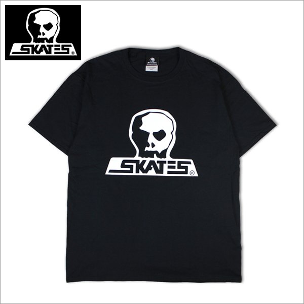 画像1: 【送料無料】SKULL SKATES スカルスケーツ BURBS Tシャツ BLACK/WHITE (1)