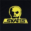 画像3: SKULL SKATES スカルスケーツ BURBS Tシャツ BLACK/YELLOW (3)