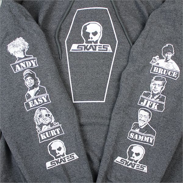 画像3: 【送料無料】SKULL SKATES スカルスケーツ DEAD GUYS 1990's P/Oパーカー CHARCOAL (3)