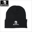 画像1: 【送料無料】SKULL SKATES スカルスケーツ ロゴ ニットキャップ BLACK (1)
