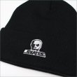 画像2: 【送料無料】SKULL SKATES スカルスケーツ ロゴ ニットキャップ BLACK (2)