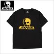画像1: 【送料無料】SKULL SKATES スカルスケーツ BURBS Tシャツ BLACK/GOLD (1)