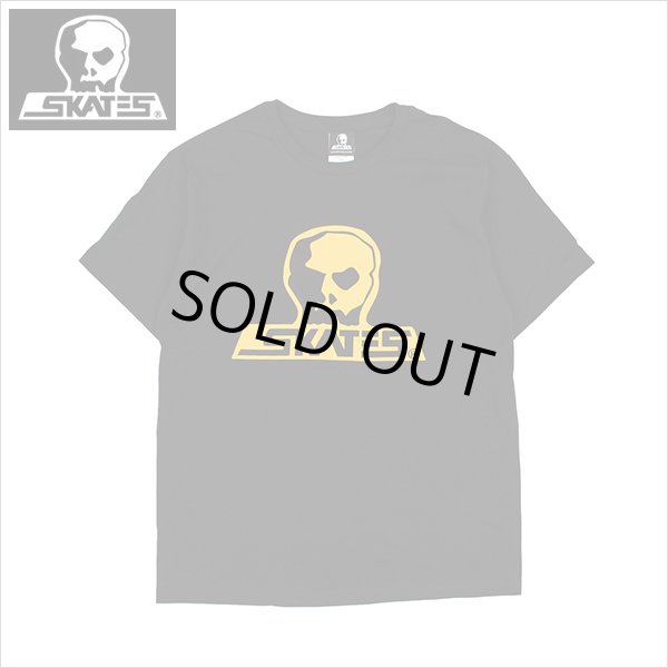画像1: 【送料無料】SKULL SKATES スカルスケーツ BURBS Tシャツ BLACK/GOLD (1)