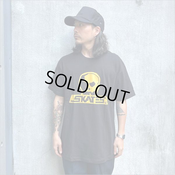 画像2: 【送料無料】SKULL SKATES スカルスケーツ BURBS Tシャツ BLACK/GOLD (2)