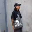画像2: 【送料無料】SKULL SKATES スカルスケーツ ナイロン ショルダーバッグ GRAY (2)