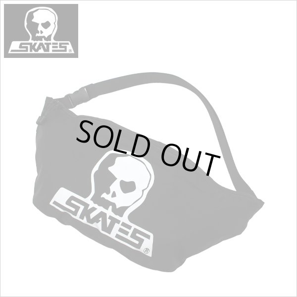 画像1: 【送料無料】SKULL SKATES スカルスケーツ SKULLロゴショルダーバッグ BLACK/WHITE (1)